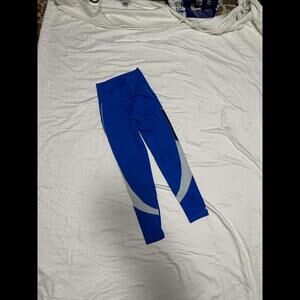 Adidas Blue Leggings Small